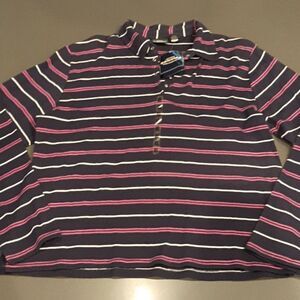 Sonoma Navy Striped Shirt